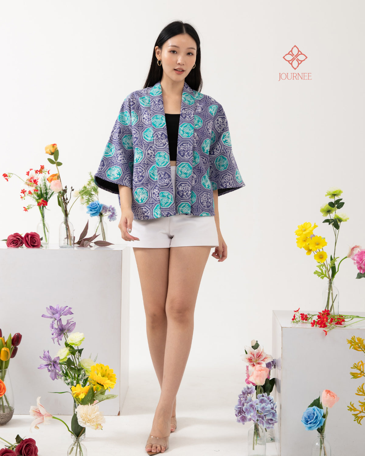 Azure Batik Outer Blue