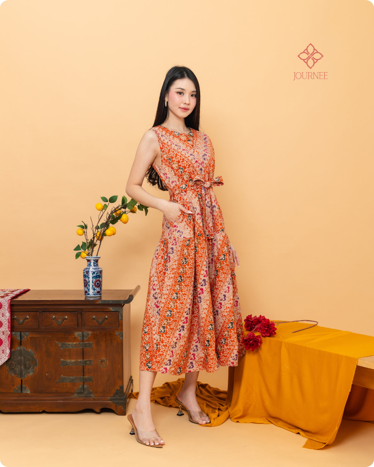 Abrina Midi Batik Cap Feu Premium