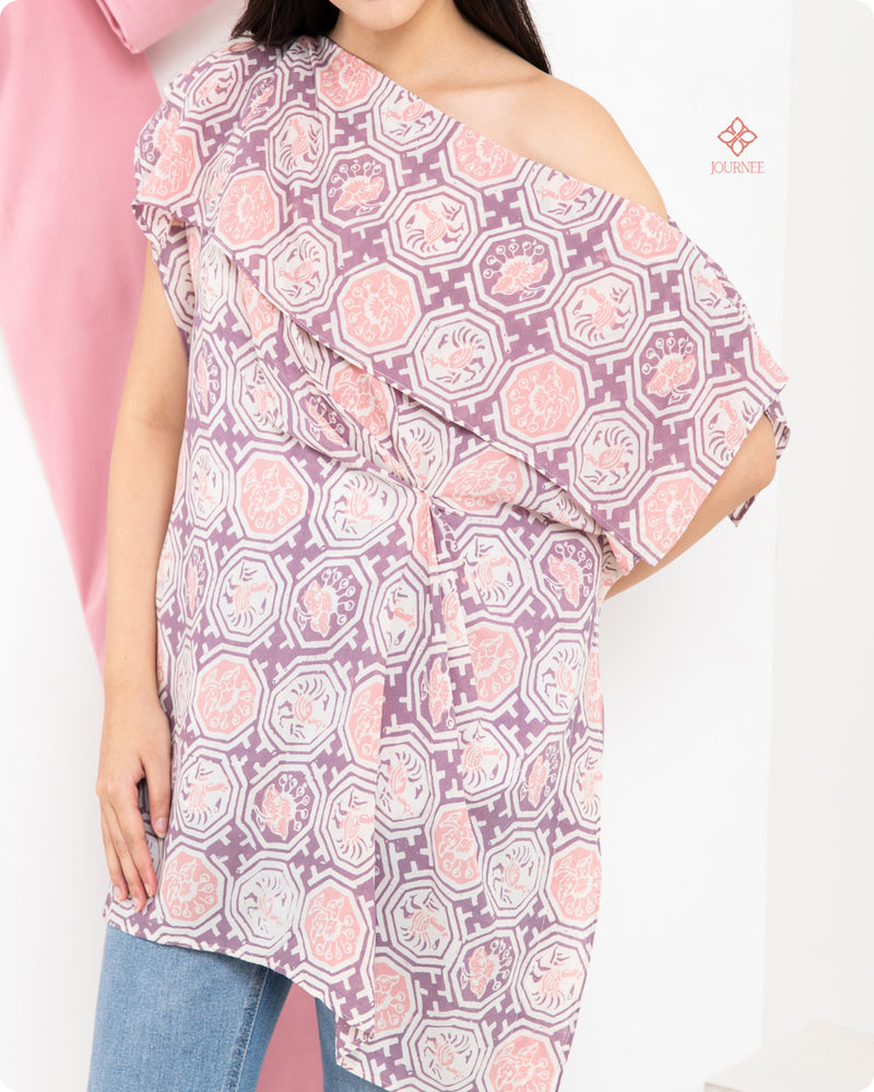 Arabina Off Shoulder Tunic Top