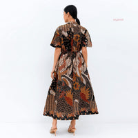 Anetta Midi Mandarin Princess Batik