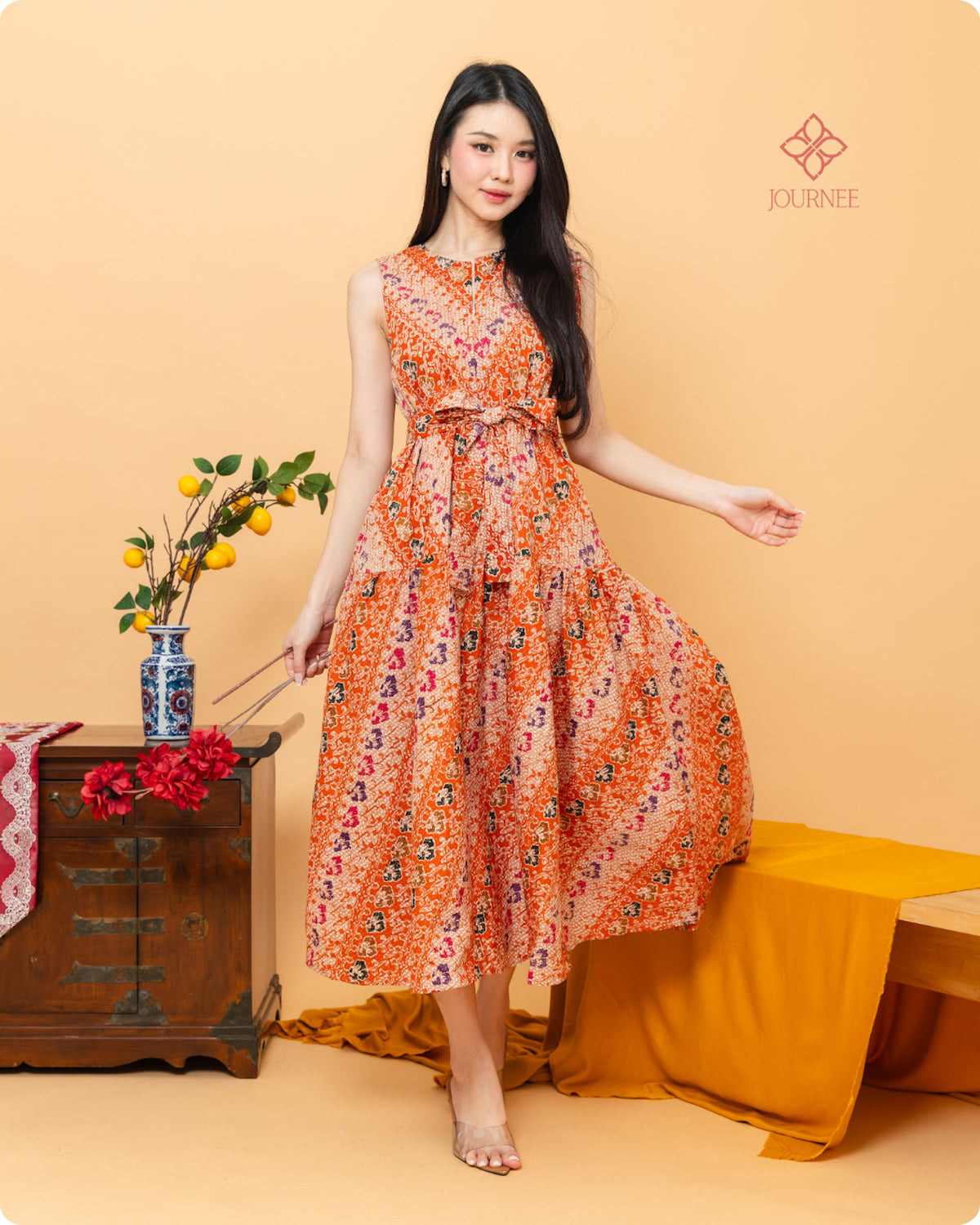 Abrina Midi Batik Cap Feu Premium