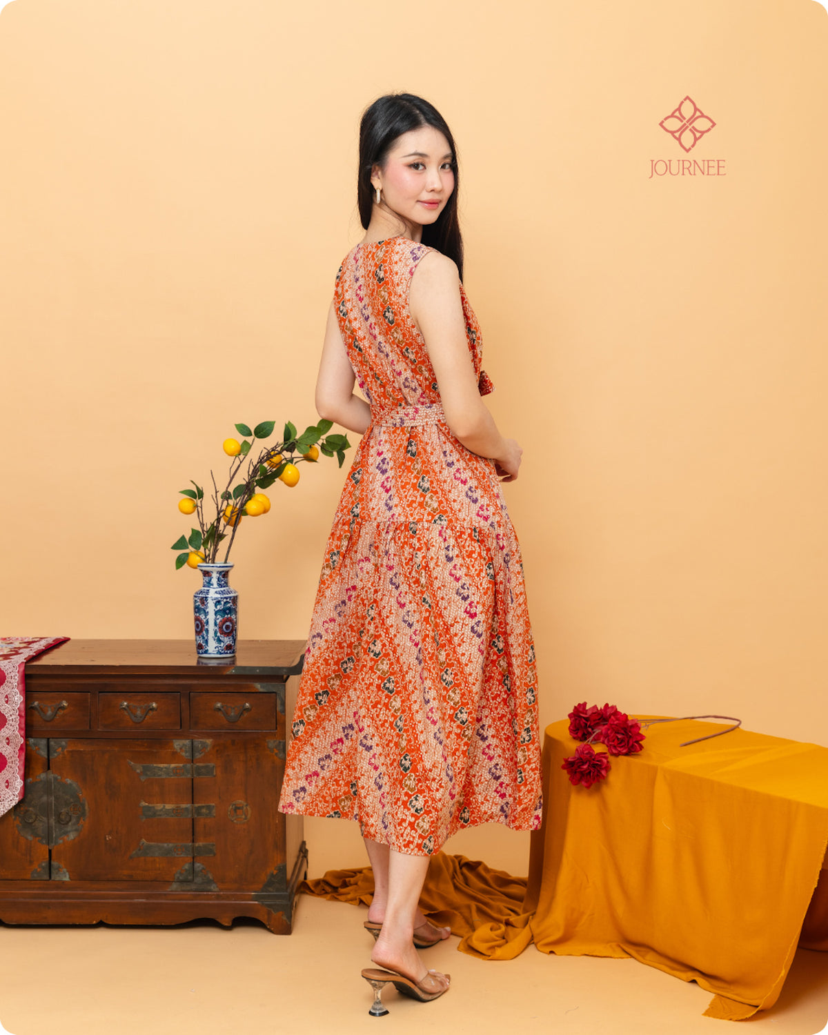 Abrina Midi Batik Cap Feu Premium