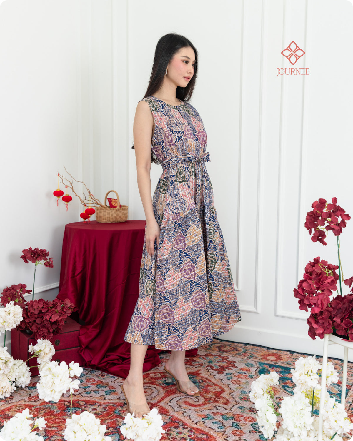 Abrina Midi Batik Cap Iris Premium