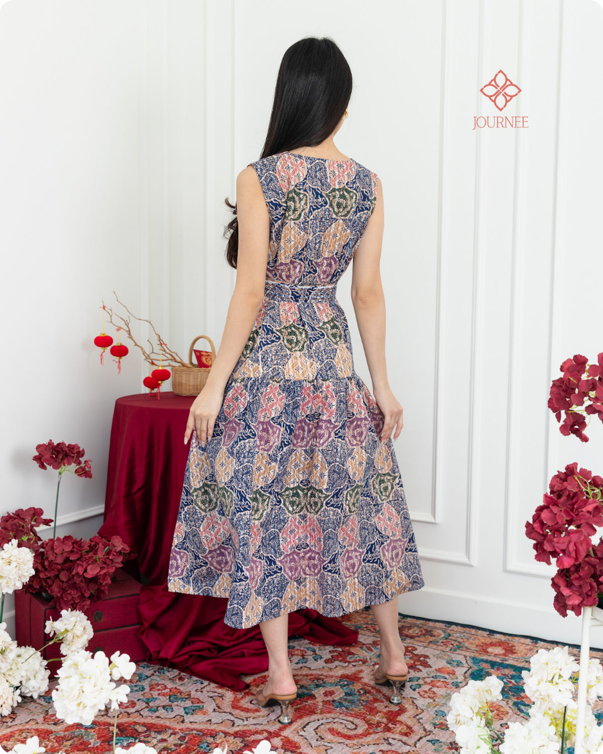 Abrina Midi Batik Cap Iris Premium