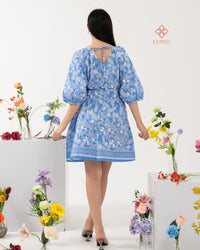 Avina Babydoll dress Sky