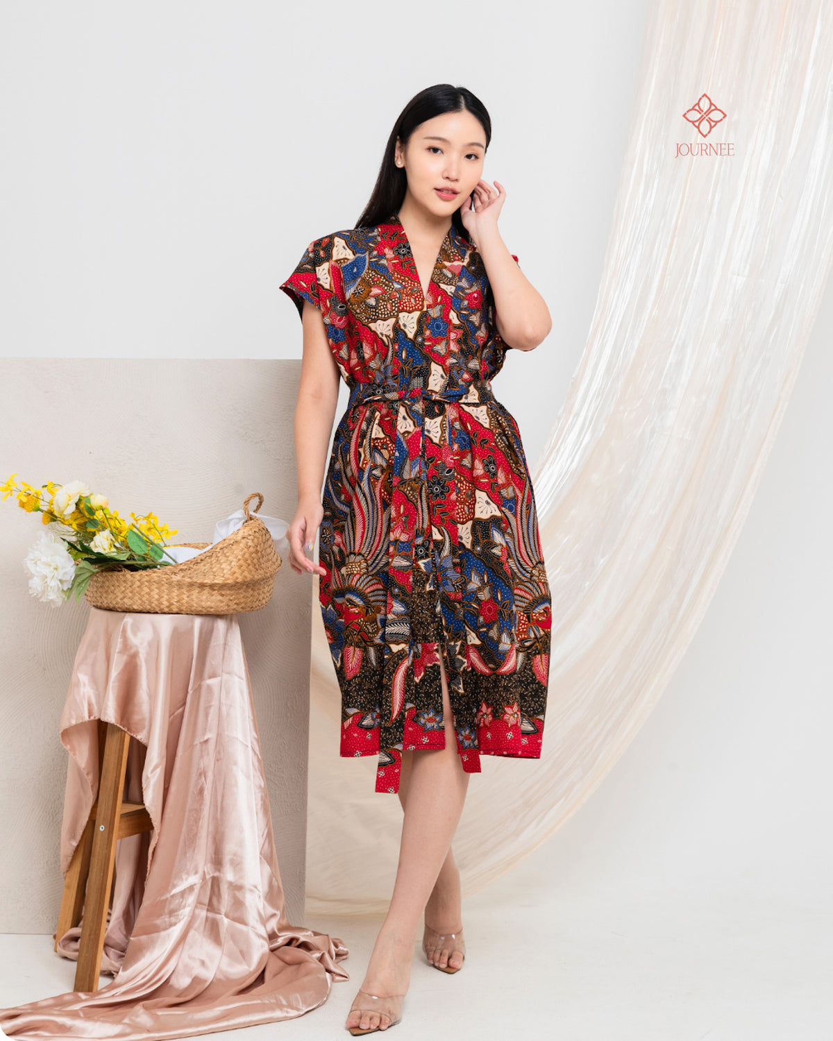 Ainy Signature Batik Dress Admiral