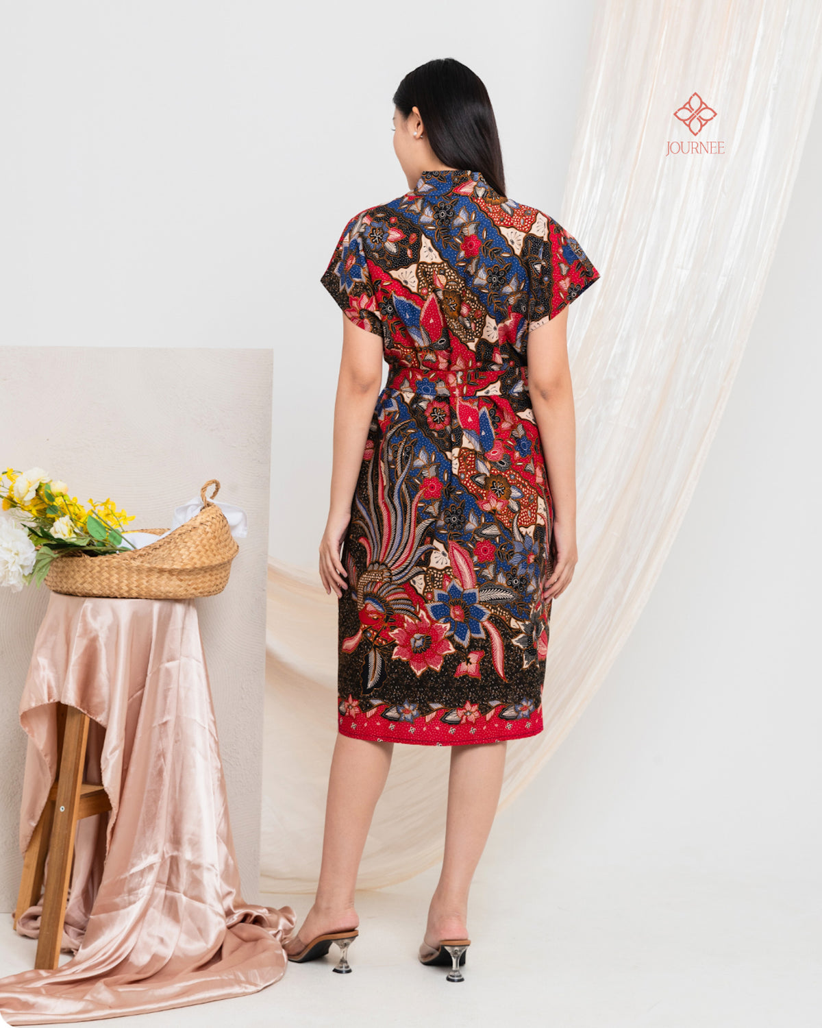 Ainy Signature Batik Dress Admiral
