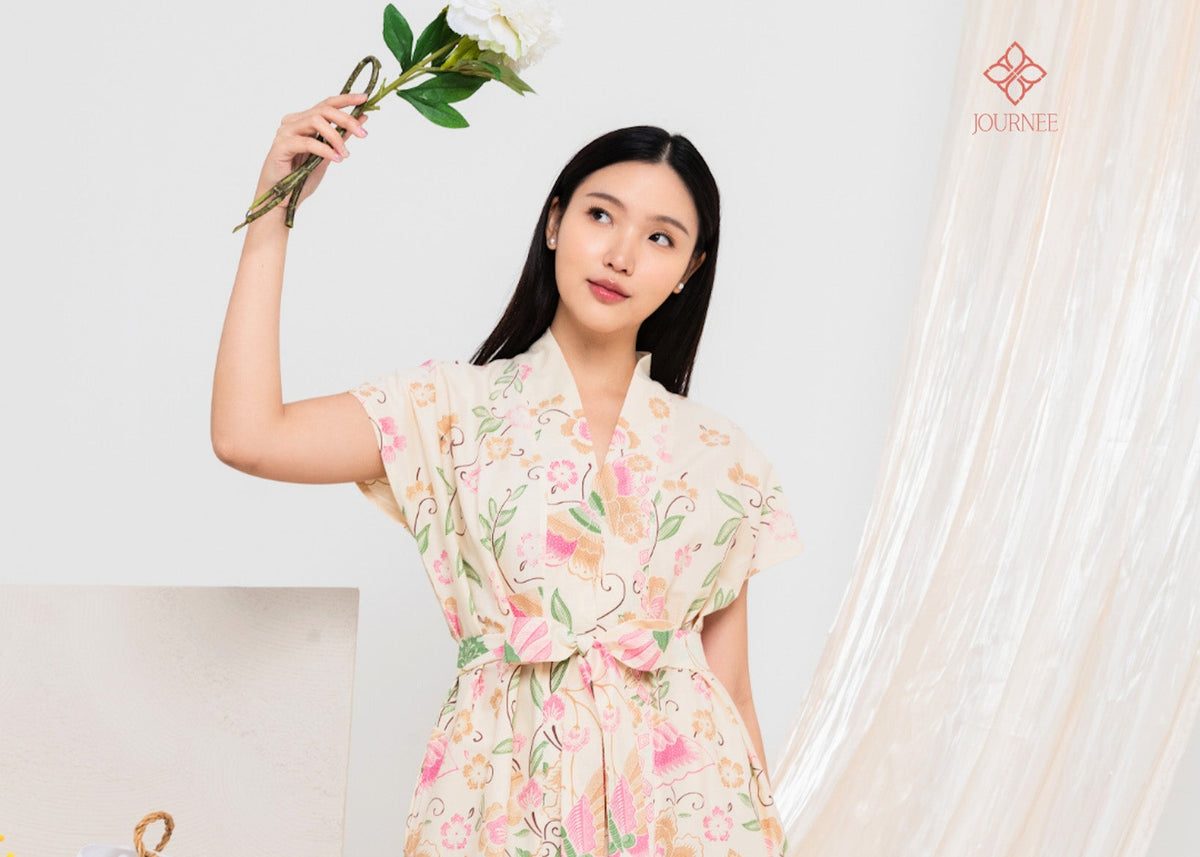 Ainy Signature Batik Dress Flora