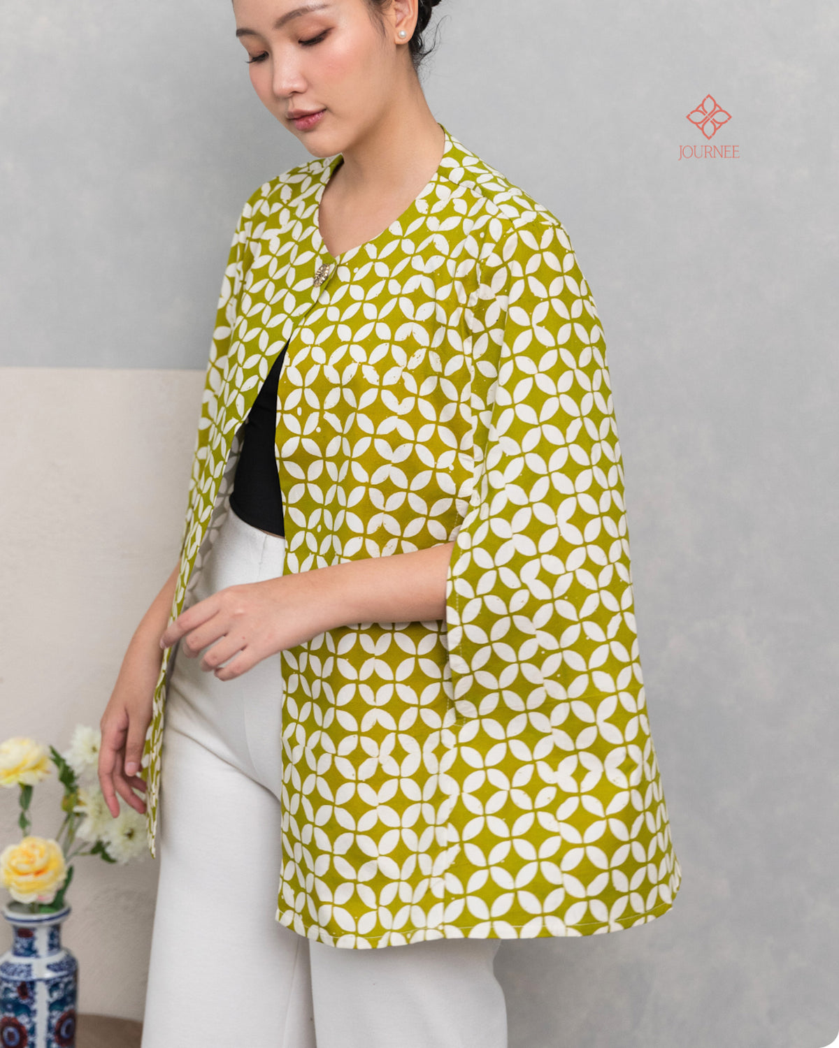 Ambel Batik Cap Premium Cape Bambou
