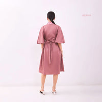 Amelia Flutter Kaftan Dusty Rose