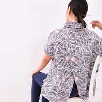 Ahana Batik Cap Top Grey