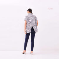 Ahana Batik Cap Top Grey