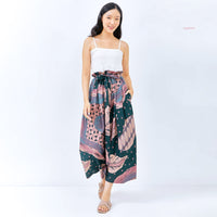 Amberlin Batik Culottes Daun Emerald