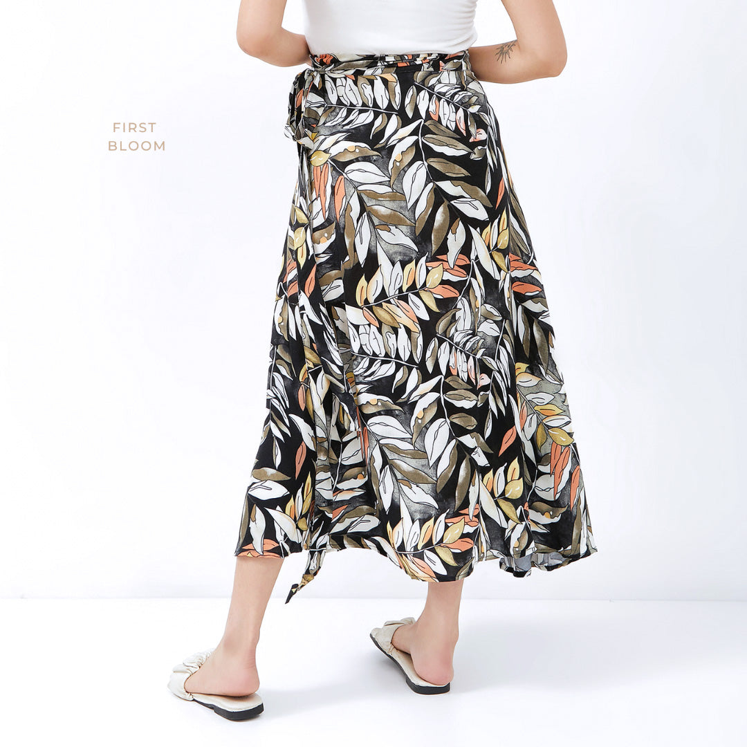 Angeline Wrap Skirt (Tropical)