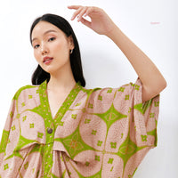 Auriel Top/Outer Batik Pine